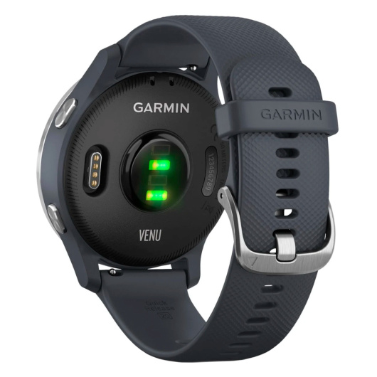 Умные часы Garmin Venu синий гранит/серебристый