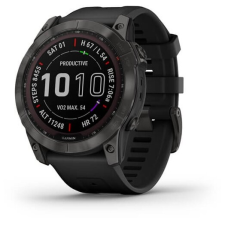 Умные часы Garmin FENIX 7 Sapphire Solar серый/черный