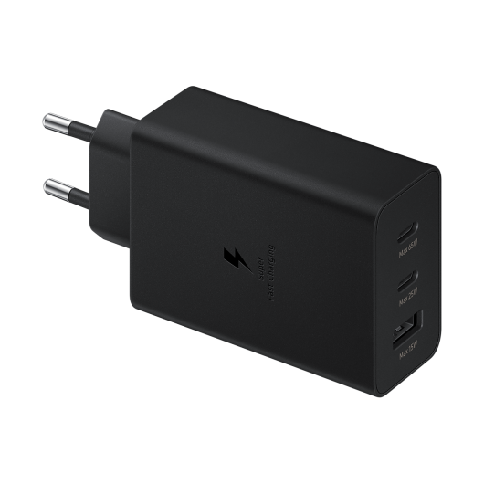 Сетевое зарядное устройство Samsung 65W Power Adapter Trio черный