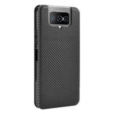 Оригинальный чехол Carbon Fiber Black для ASUS Zenfone 8 Flip Черный