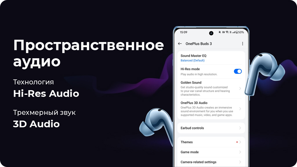 Беспроводные наушники OnePlus Buds 3 Синие