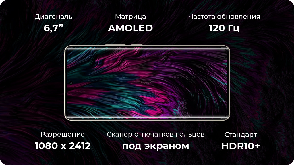 Realme 10 Pro Plus 5G 8/128Gb Черный